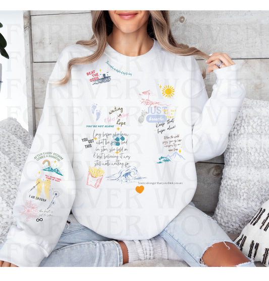 Discount community crew-WHITE